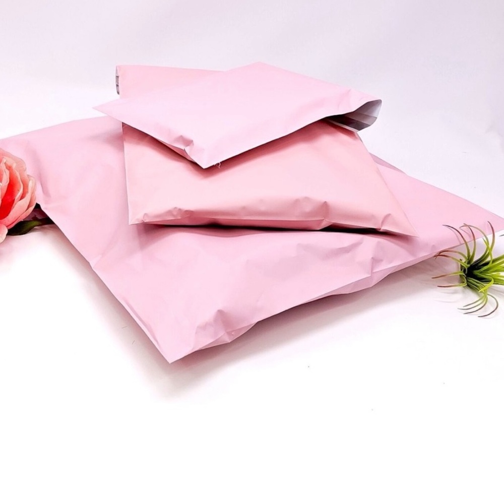 25 6X9 Poly Mailers Pale Pink Shipping Envelopes PRICE IS FIRM - Picture 6 of 6